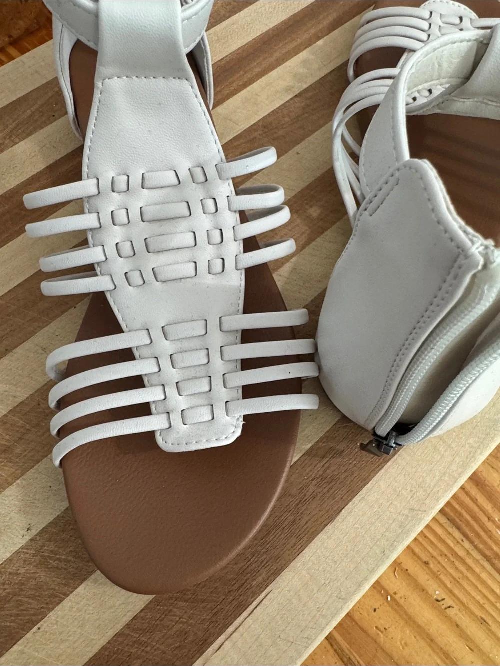 Maurices White Strappy Women’s Sandals